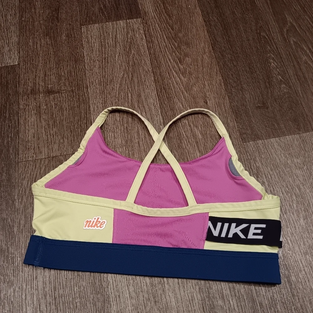 S NIKE DRI-FIT INDY ICON CLASH PADDED SPORTS BRA DB4643 665 SIZE L